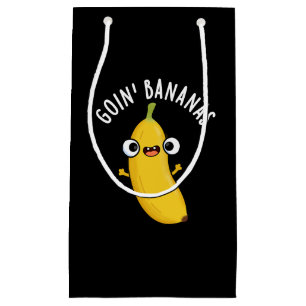 Goin Bananas Funny Fruit Pun Mörk BG