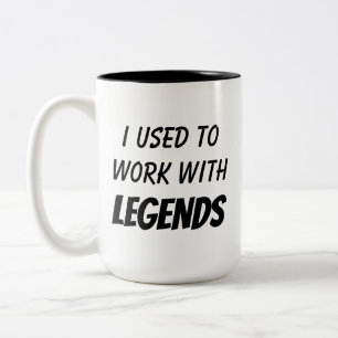 Going Away Gift for Coworking, Farväl, Mittel Två-Tonad Mugg