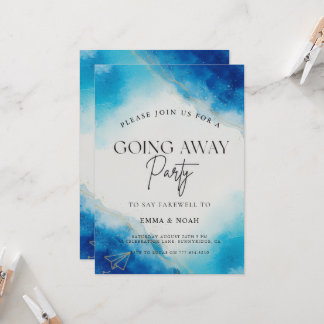Going Away Party Invitation Printable Template Inbjudningar
