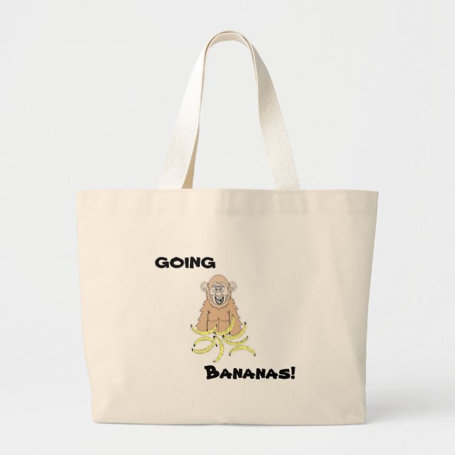 Going Bananas Bag Jumbo Tygkasse (Framsidan)