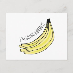 Going Bananas Vykort