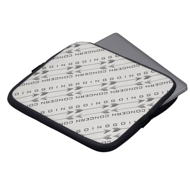 "Going Concern" Laptop Fodral (Framsida topp)