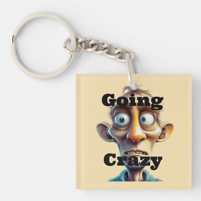 Going Crazy Keychain (Framsidan)