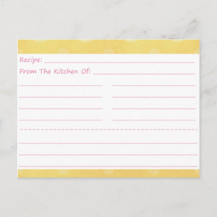 Going Dotty Blank Rececipe Cards Vykort