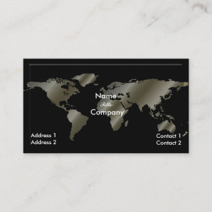 Going Global /silver visitkort