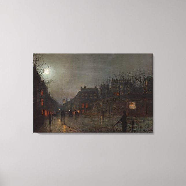 Going Home på Dusk, 1882 Canvastryck (Framsida)