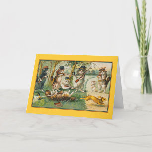 Going Hunting Greeting Card Kort