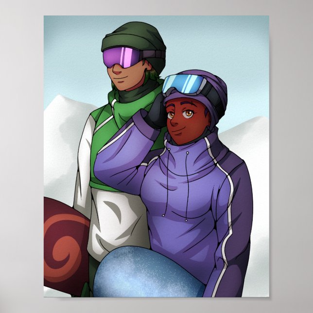 Going Snowboarding Poster (Framsidan)