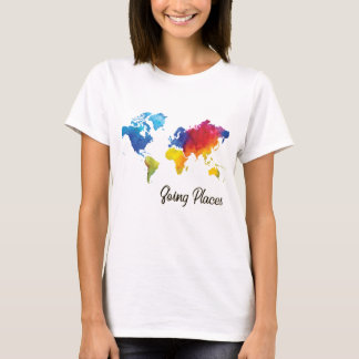 Going Ställe World Map T-Shirt