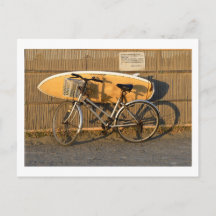 "Going Surfing" - Sagami Bay, Japan Postcard
