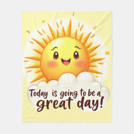 Going to be a Great Day Fleecefilt