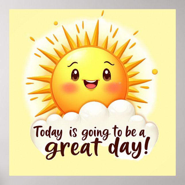 Going to be a Great Day Poster (Framsidan)