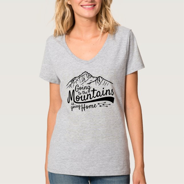 Going to the Mountains Tee Shirt (Framsida)