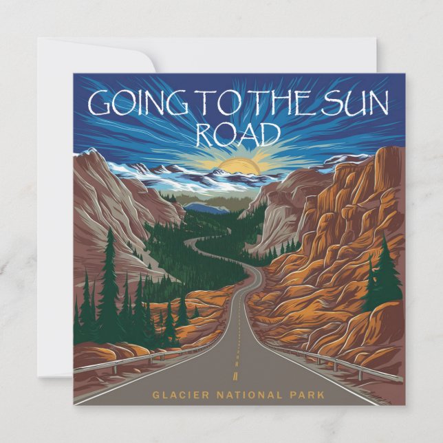 Going To The Sun Road Montana Vista (Framsida)