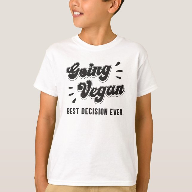 Going Vegan Veganism Vegetables Animals Funny Gift T Shirt (Framsida)