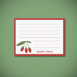 Goji Berries Post-it Block