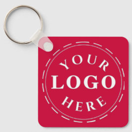 Goji Berry Logotyp Aluminium Sq Keychain med QR-ko Nyckelring