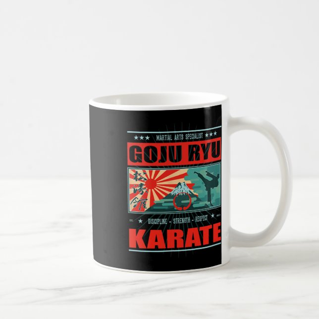 Goju Ryu Karate Kanji Kaffemugg (Höger)