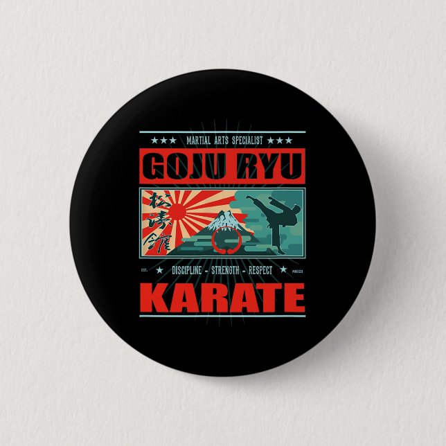 Goju Ryu Karate Kanji Knapp (Framsida)
