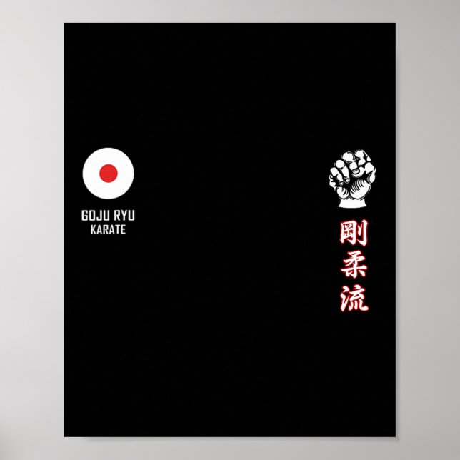 Goju Ryu Karate Poster (Framsidan)
