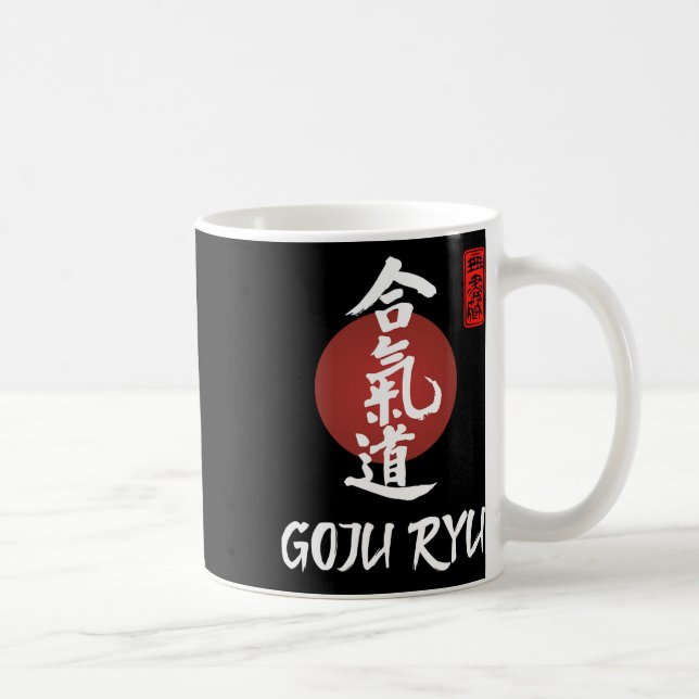 Goju Ryu Karate Uniform Goju Ryu Uniform Calligrap Kaffemugg (Höger)