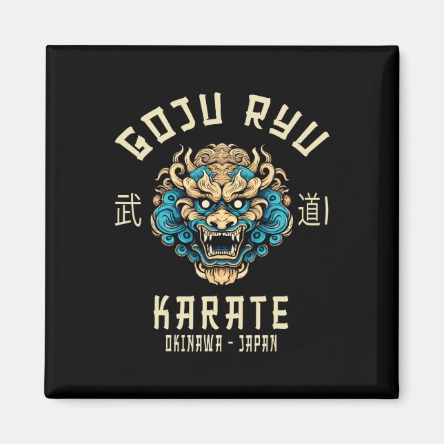 Goju Ryu Martial Arts Clothing Co. Goju Ryu Karate Magnet (Framsidan)