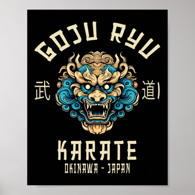 Goju Ryu Martial Arts Clothing Co. Goju Ryu Karate Poster (Framsidan)
