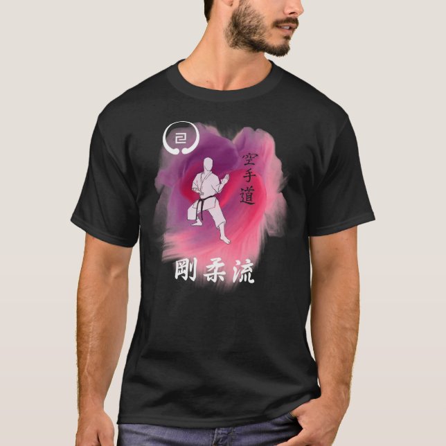 Goju Ryu Shuto Uke Mist Karate T-Shirt (Framsida)