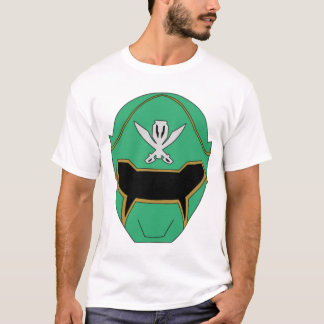 Gokai Super Mega Grön hjälm skjorta T Shirt