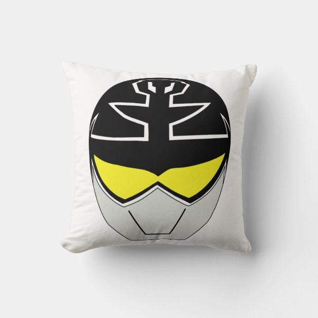 Gokai Super Mega Silver Hjälmplaggång Kudde (Framsida)