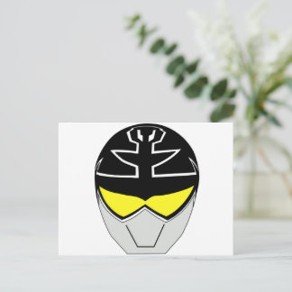 Gokai Super Mega Silverhjälm vykort