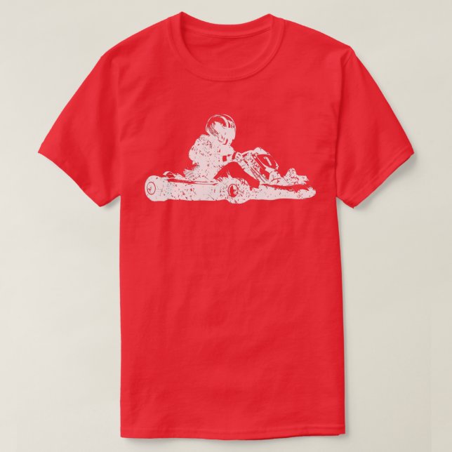 GoKart Shirt Kart Tävla GoCart Karting Manar Kids T Shirt (Design framsida)