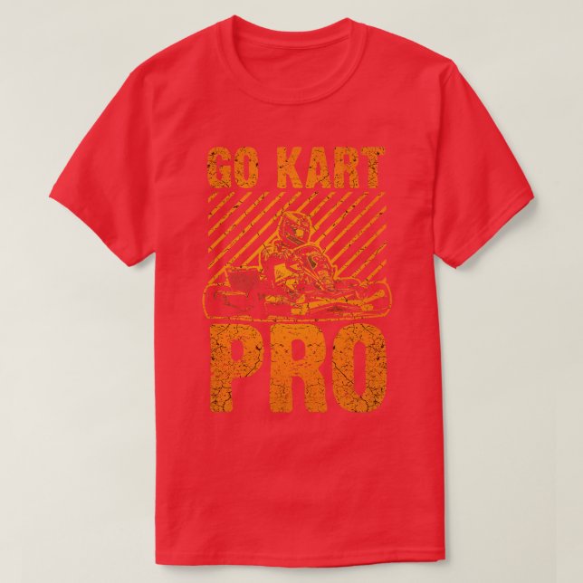 GoKart Tävla Pro T Shirt (Design framsida)