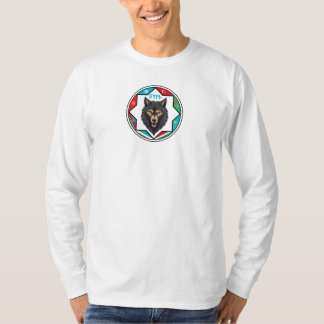 Göktürk Türk Wolf Design shirt T