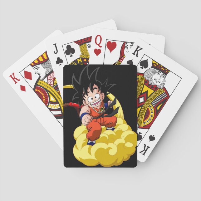 Goku Card-spel stil Casinokort (Baksidan)