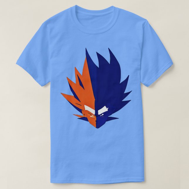 Goku och Vegeta United the Fusion Unlezed T Shirt (Design framsida)