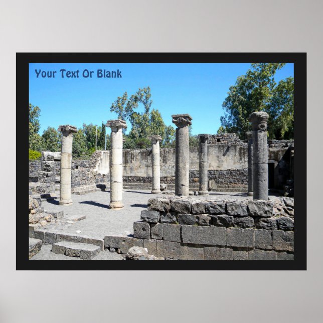 Golan Katzrin Synagogue Poster (Framsidan)