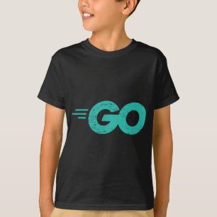 Golang Go Programming Language - Go logotyp for Go T Shirt