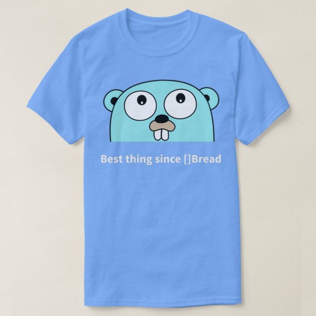 golang gopher 1 t shirt (Design framsida)