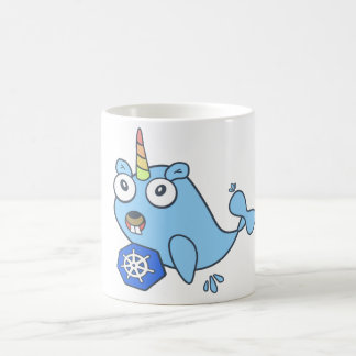 Golang gopher Docker unicorn med Kubernetes Kaffemugg