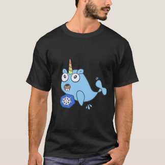Golang gopher Docker unicorn med Kubernetes T Shirt