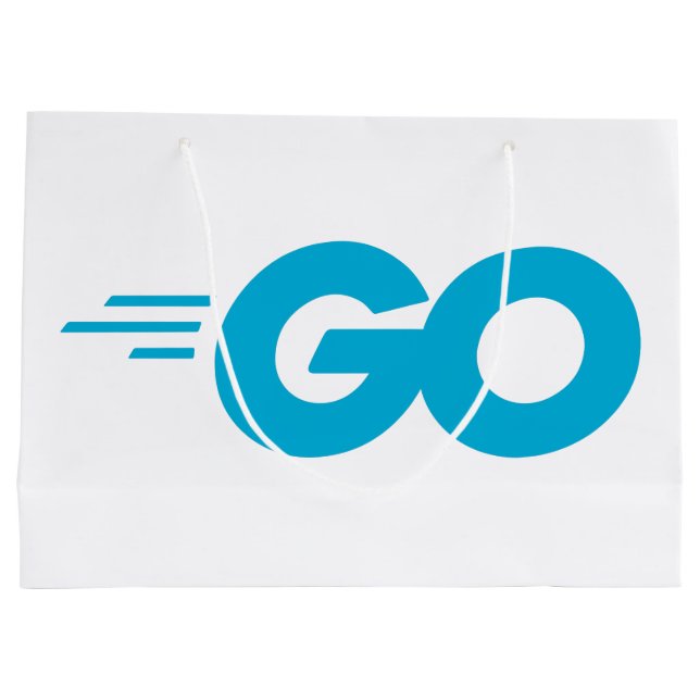 Golang-logotyp (Go-programmeringsspråk) (Baksidan)