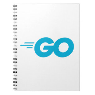 Golang Logotyp (Go Programming Language) Anteckningsbok