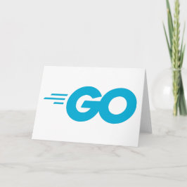 Golang Logotyp (Go Programming Language) Kort