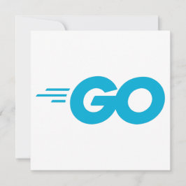 Golang Logotyp (Go Programming Language) Kort
