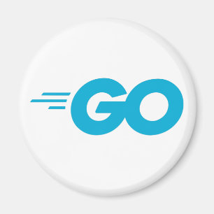 Golang Logotyp (Go Programming Language) Magnet