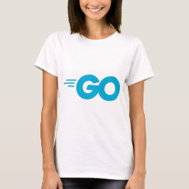 Golang Logotyp (Go Programming Language) T Shirt