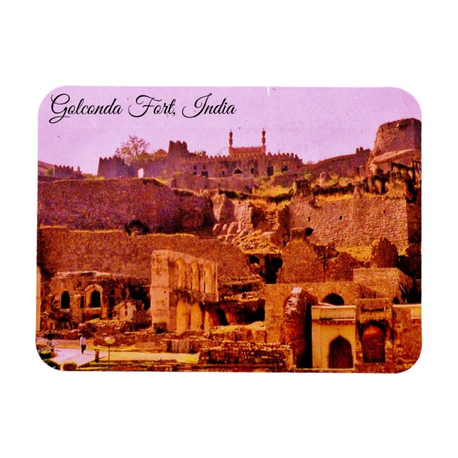 Golconda Fort Magnet (Horisontell)