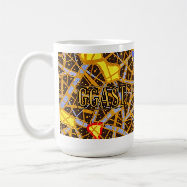 GOLD 11L25 - Artistic  Mug - GGAST Kaffemugg (Vänster)