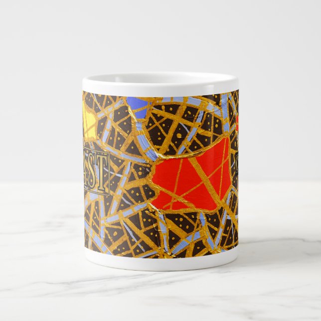 GOLD 11L25 - Konstnärlig specialmugg - GGAST Jumbo Mugg (Framsidan)